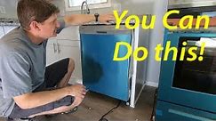 Install a dishwasher for the first time - Step by step instructions