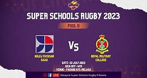 Kolej Yayasan Saad (KYS) vs Royal Military College (RMC) - Malaysia Super Schools Rugby 15s