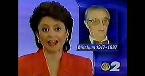 Robert Mitchum: News Report of His Death - July 1, 1997