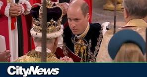 Prince William pledges allegiance to father King Charles