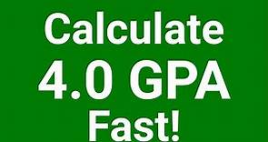 How to Calculate G.P.A. | Grade Point Average Formula