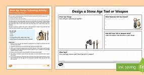 KS2 Stone Age Tool and Weapon Activity