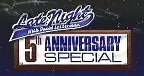Late Night with David Letterman 5th Anniversary Special (1987) Full Show!