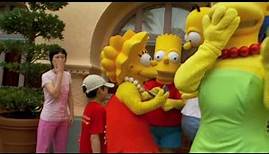 William meets Homer Simpson with Bart Marge and Lisa Simpson in HD 1080p