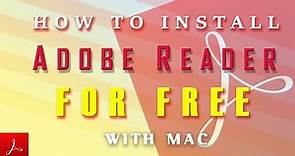 How to Install Free Version of Adobe Reader for Mac