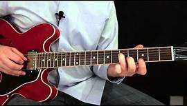 Blues Rhythm Guitar Lesson - Key of E