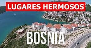 Vacaciones en Bosnia y Herzegovina | Naturaleza, montañas, mar, paisajes, ciudades | Vídeo 4k