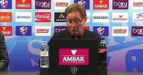 Rueda de prensa de Juan Antonio Anquela tras el SD Huesca (1-1) CD Leganés