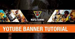 How to Make A Gamer YouTube Banner in Photoshop