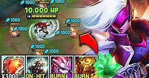 WHAT HAPPENS WHEN KATARINA HITS 10,000 HP (THIS BUILD SHOULD BE ILLEGAL)