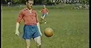 Fotbollslandslaget tränar, 1958