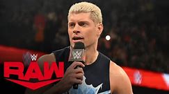 Cody Rhodes reveals that Randy Orton will compete at WarGames: Raw highlights, Nov. 20, 2023