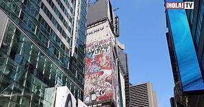 El mural más grande en la historia de Nueva York creado por Domingo Zapata | ¡HOLA! TV