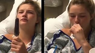 Girl High On Anesthesia Shows Mom Her Special Talent