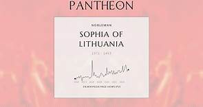Sophia of Lithuania Biography - Grand Princess of Moscow from 1391 to 1425