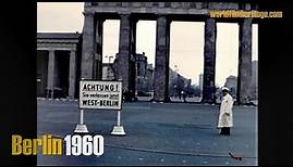 Berlin 1960, Ost & West, divided city, without wall - geteilte Stadt, noch ohne Mauer, East & West