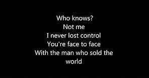 The Man Who Sold The World by Nirvana lyrics[HQ]