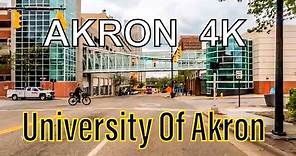 AKRON 4K - Driving Downtown - OHIO - USA