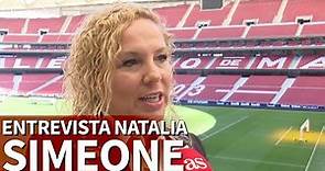 Natalia Simeone sobre el contrato del Cholo: "Me deja contenta como profesional" | Diario AS