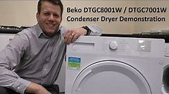 Beko DTGC8001W & DTGC7001W Condenser Dryer Demo