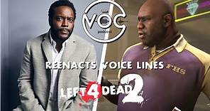 Coach Actor talks about LEFT 4 DEAD 2 + re-enacts voice lines (Chad L. Coleman)