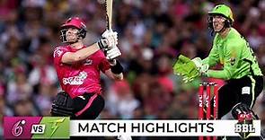 Steve Smith steals the show as Sixers smash Thunder | BBL|12