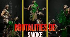 GUÍA DE COMO HACER TODOS los BRUTALITIES de SMOKE en Mortal Kombat 1