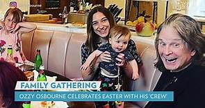Ozzy Osbourne Celebrates Easter Sunday with Wife Sharon and Son Jack's 4 Daughters