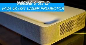 VAVA 4K Ultra Short Throw Laser Projector Unboxing & Set Up
