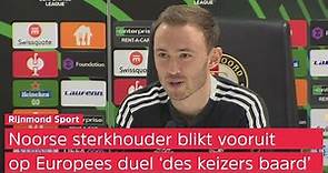 Fredrik Aursnes heeft zich snel aangepast bij Feyenoord: 'Ik voel mij steeds meer vertrouwd hier'
