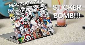 How to Stickerbomb a MacBook Pro in 2018 Using the BEST Stickers and Decals