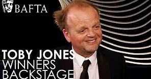 Toby Jones talks about his BAFTA win for Detectorists! | BAFTA TV Awards 2018