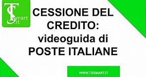 VIDEO GUIDA POSTE ITALIANE CESSIONE DEL CREDITO: prima parte