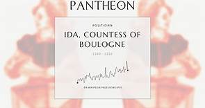 Ida, Countess of Boulogne Biography - French countess