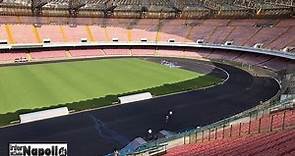 Lavori-stadio San Paolo, completata la pista d’atletica: sarà d’asfalto fino a maggio | La prove del