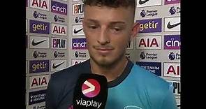 Ben White's post-match interview after the win against Tottenham away 0-2