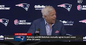 Robert Kraft delivers statement after Patriots, Bill Belichick mutually agree to part ways