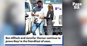 Ben Affleck gives ex Jennifer Garner a ride in his car after intimate hug caught on camera