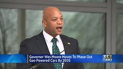 Gov. Wes Moore announces 12-year plan to phase out gas-powered cars