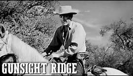 Gunsight Ridge | JOEL MCCREA | Action Western | Classic Cowboy Movie | English