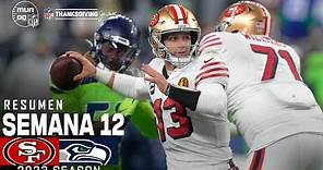 San Francisco 49ers vs. Seattle Seahawks | Semana 12 NFL 2023 | NFL Highlights Resumen en español