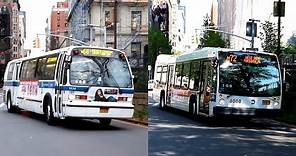 MTA New York City Bus : The 65th Street Transverse in Central Park [ Manhattan Division M66 & M72 ]