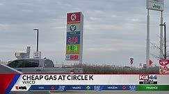 Cheap gas at Circle K!