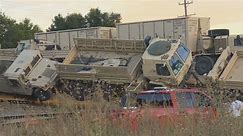 Train carrying military equipment derails in Colorado Springs