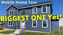 YOU HAVE NEVER SEEN A MOBILE HOME THIS BIG! | Home Tour