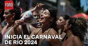 Así inició el carnaval de Río de Janeiro 2024 - Las Noticias