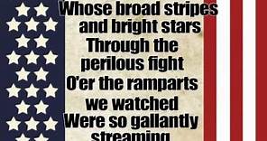 Star Spangled Banner with Lyrics