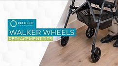 Able Life Walker-Rollator Wheel Replacement Tips