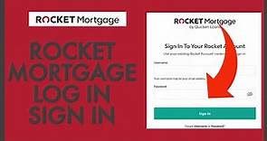 Rocket Mortgage Login Sign In | Rocket Mortgage Account Login 2021
