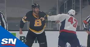 Bruins’ Jarred Tinordi Takes On Tom Wilson In A Big Scrap